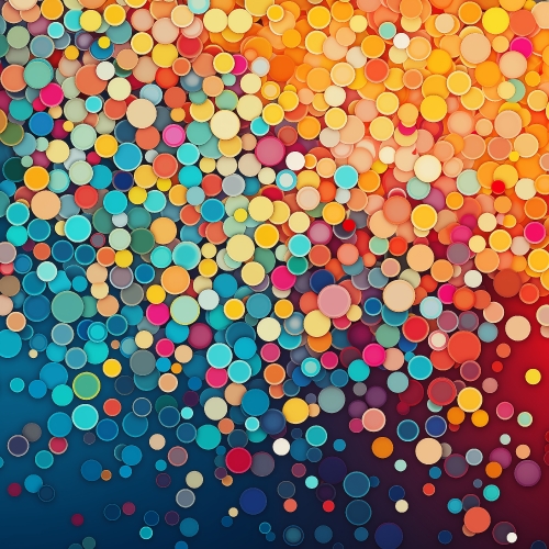 Colorful Dot Background Abstract Wallpaper