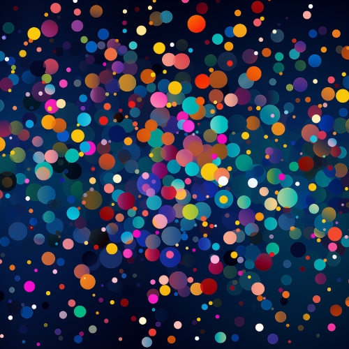 Colorful Dot Background Abstract Wallpaper