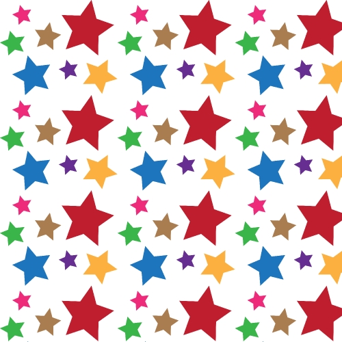 colorful stars pattern background