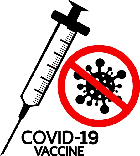 Coronavirus Covid-19 Vaccine icon design