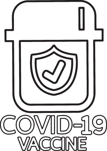 Coronavirus Covid-19 Vaccine icon design