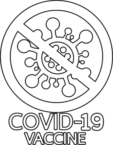 Coronavirus Covid-19 Vaccine icon design