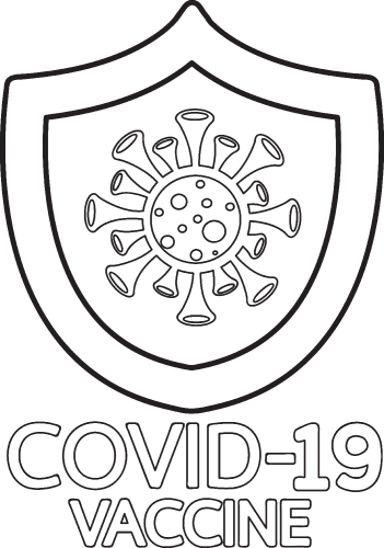 Coronavirus Covid-19 Vaccine icon design