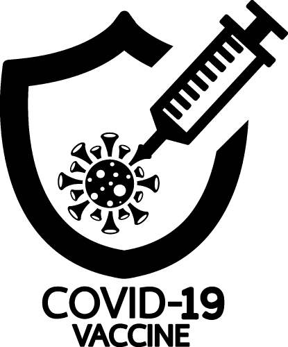 Coronavirus Covid-19 Vaccine icon design