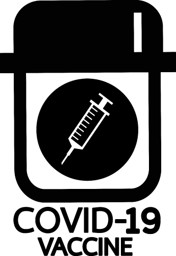 Coronavirus Covid-19 Vaccine icon design