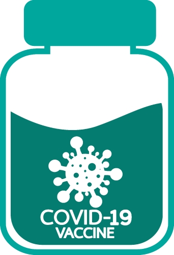 Coronavirus Covid-19 Vaccine icon design