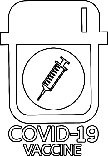 Coronavirus Covid-19 Vaccine icon design