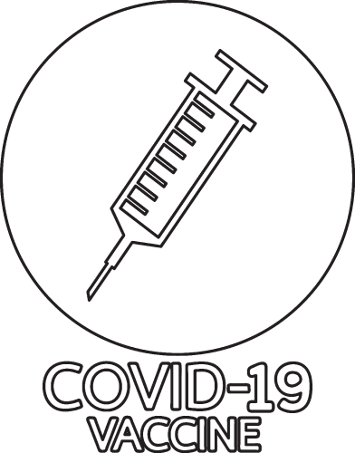 Coronavirus Covid-19 Vaccine icon design