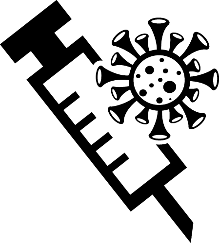 Coronavirus Covid-19 Vaccine icon design