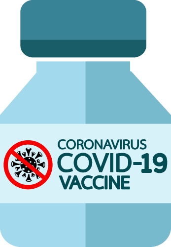 Coronavirus Covid-19 Vaccine icon design