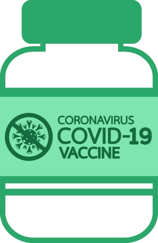 Coronavirus Covid-19 Vaccine icon design