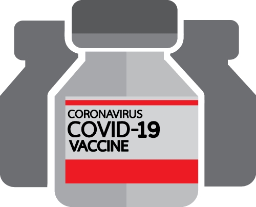 Coronavirus Covid-19 Vaccine icon design