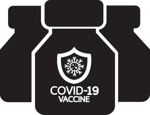 Coronavirus Covid-19 Vaccine icon design