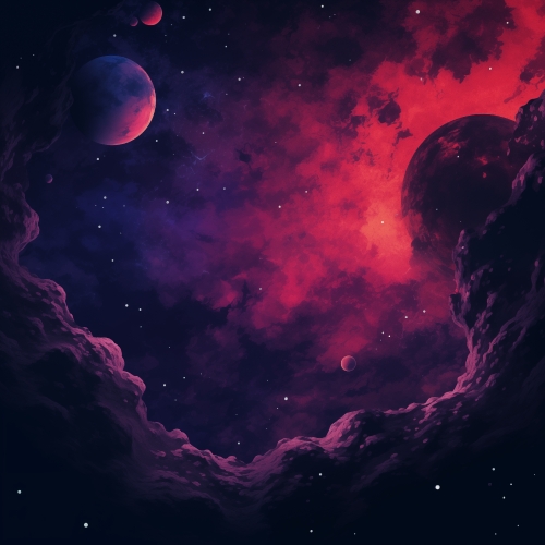 Cosmic Dark Gradient Background abstract wallpaper design