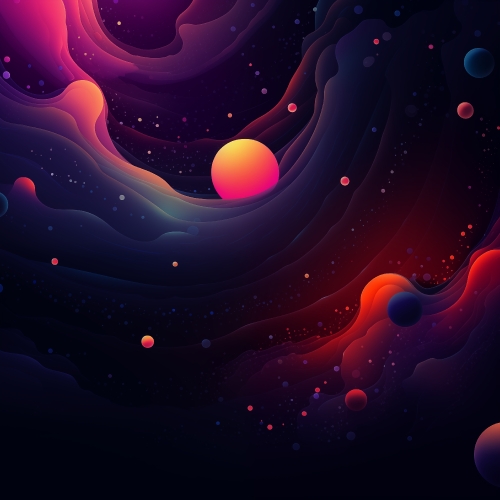 Cosmic Dark Gradient Background abstract wallpaper design