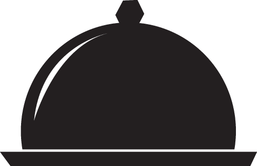 covered plate icon