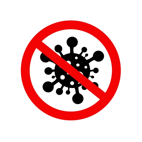 COVID-19 Vector Coronavirus icon sign design