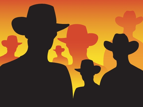 cowboy silhouette