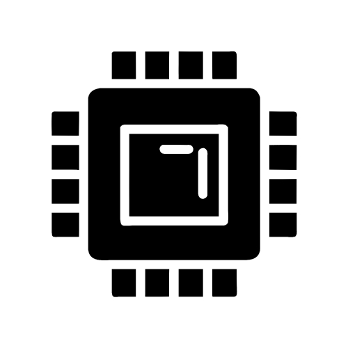 CPU chip icon