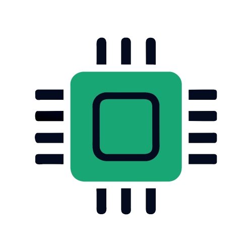 CPU chip icon