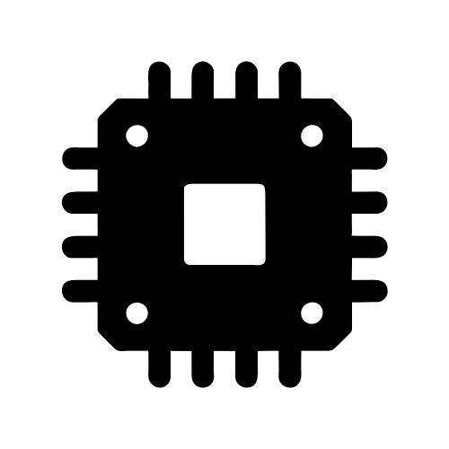 CPU chip icon