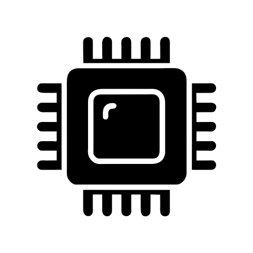 CPU chip icon