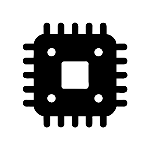 CPU chip icon