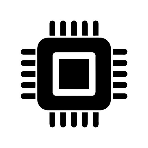 CPU chip icon