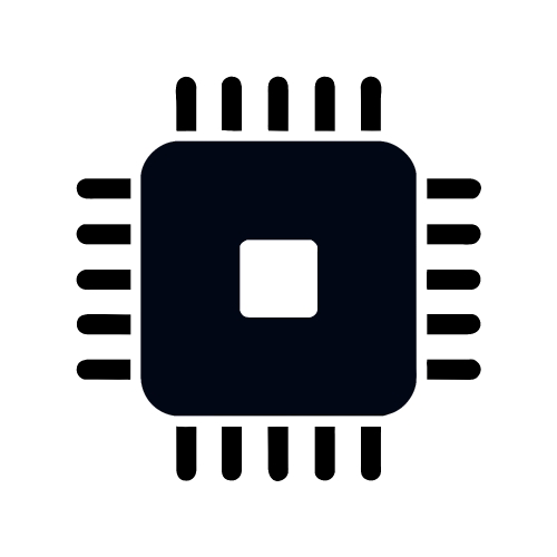 CPU chip icon