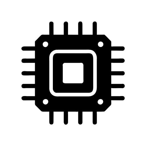 CPU chip icon