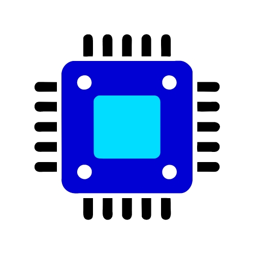 CPU chip icon