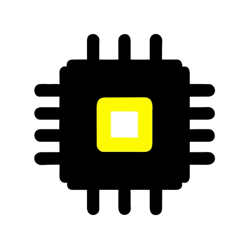 CPU chip icon