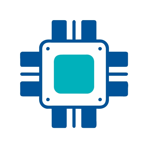 CPU chip icon