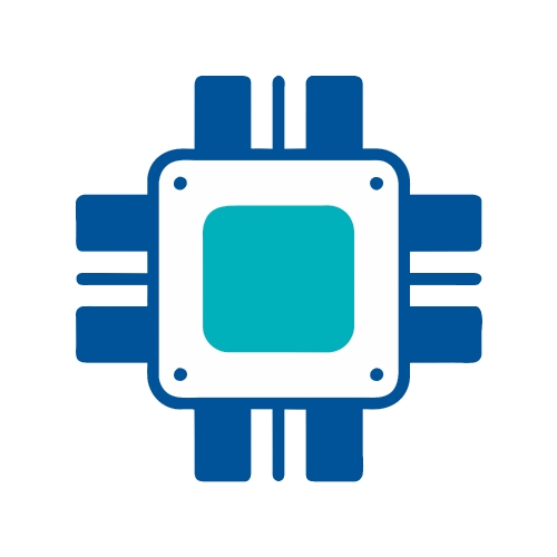 CPU chip icon