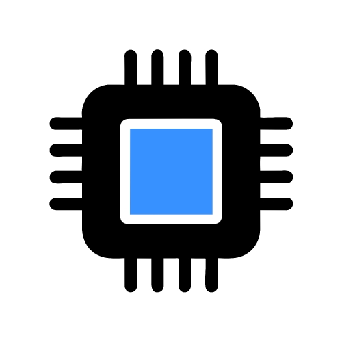 CPU chip icon