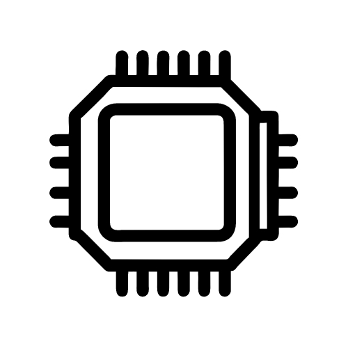 CPU chip icon