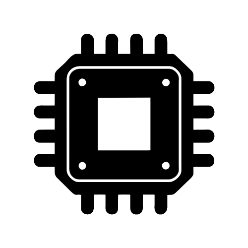 CPU chip icon