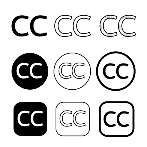 Creative commons icon symbol sign