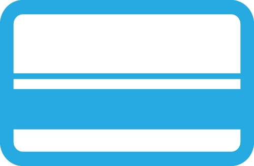 Credit card icon sign symbol design
