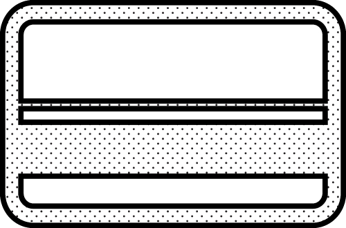 Credit card icon sign symbol design