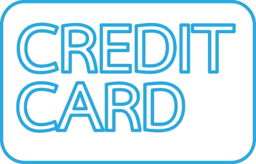 Credit card icon sign symbol design