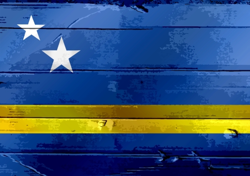 Curacao flag themes idea design