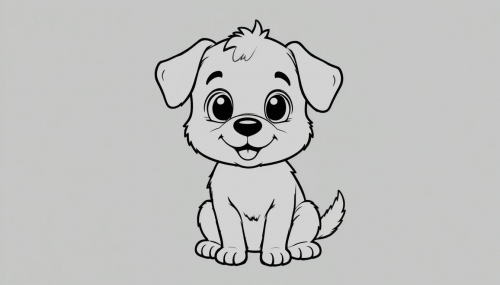 Cute Dog cartoon Free Coloring Pages Coloring Book a (14)