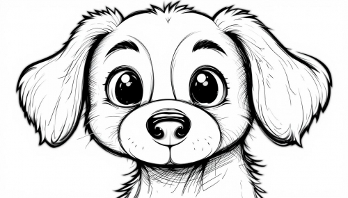 Cute Dog cartoon Free Coloring Pages Coloring Book a (18)