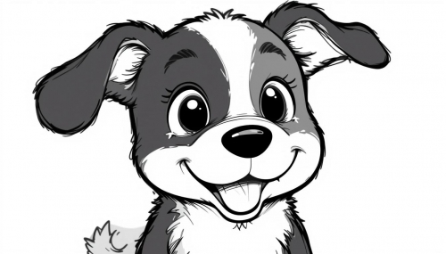 Cute Dog cartoon Free Coloring Pages Coloring Book a (19)
