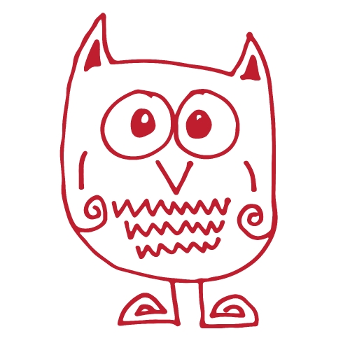 Cute Owl cartoon icon