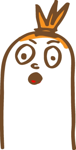 Cute sausage character cartoon emotion