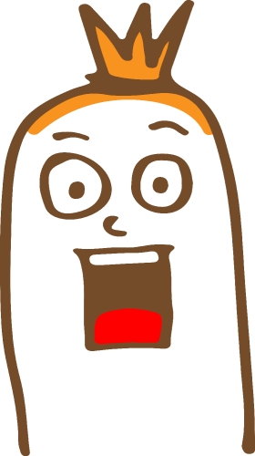 Cute sausage character cartoon emotion