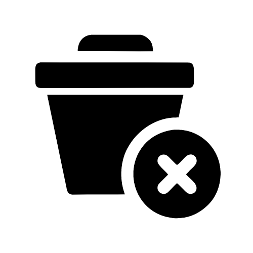 Delete icon