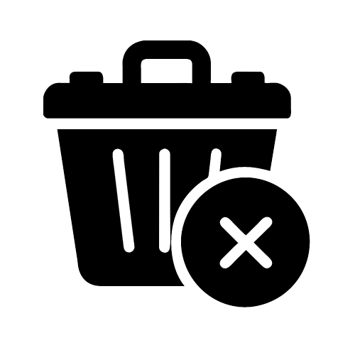 Delete icon